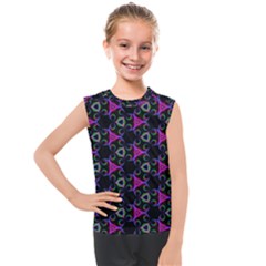 Background-triangle Kids  Mesh Tank Top by nateshop