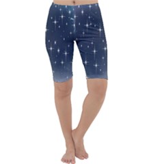 Background-star Cropped Leggings  by nateshop