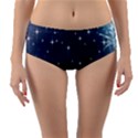 Background-star Reversible Mid-Waist Bikini Bottoms View1