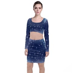 Background-star Top And Skirt Sets by nateshop