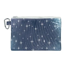 Background-star Canvas Cosmetic Bag (large) by nateshop