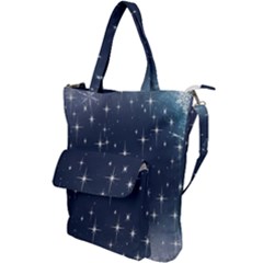 Background-star Shoulder Tote Bag by nateshop