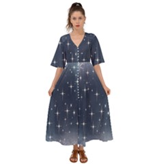 Background-star Kimono Sleeve Boho Dress by nateshop