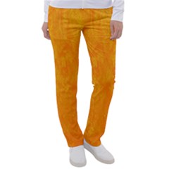 Background-yellow Women s Casual Pants by nateshop