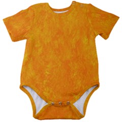 Background-yellow Baby Short Sleeve Onesie Bodysuit