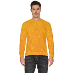 Background-yellow Men s Fleece Sweatshirt by nateshop