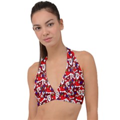 Nicholas Halter Plunge Bikini Top by nateshop