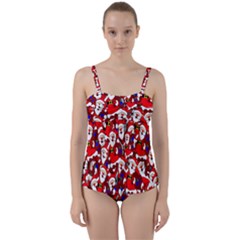 Nicholas Twist Front Tankini Set by nateshop