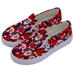 Nicholas Kids  Canvas Slip Ons by nateshop