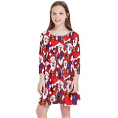 Nicholas Kids  Quarter Sleeve Skater Dress by nateshop