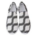 Diagonal-black White Women s Slip On Sneakers View1