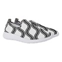 Diagonal-black White Women s Slip On Sneakers View3