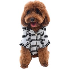 Diagonal-black White Dog Coat by nateshop