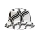 Diagonal-black White Inside Out Bucket Hat View1