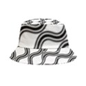 Diagonal-black White Inside Out Bucket Hat View5