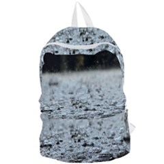  Rain Drops Water Liquid  Foldable Lightweight Backpack by artworkshop