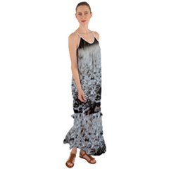  Rain Drops Water Liquid  Cami Maxi Ruffle Chiffon Dress by artworkshop