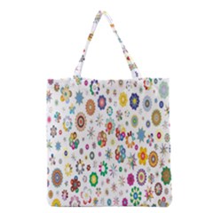  Background Chromatic Colorful Grocery Tote Bag by artworkshop