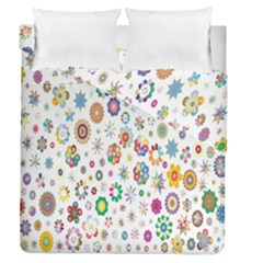  Background Chromatic Colorful Duvet Cover Double Side (queen Size) by artworkshop