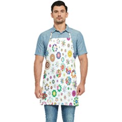  Background Chromatic Colorful Kitchen Apron by artworkshop