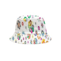  Background Chromatic Colorful Inside Out Bucket Hat (kids) by artworkshop