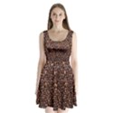 Coffee Beans Food Texture Split Back Mini Dress  View1