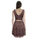 Coffee Beans Food Texture Split Back Mini Dress  View2