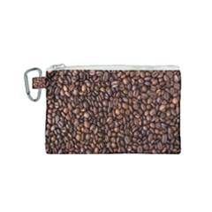 Coffee Beans Food Texture Canvas Cosmetic Bag (small) by artworkshop