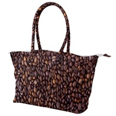 Coffee Beans Food Texture Canvas Shoulder Bag by artworkshop