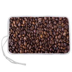 Coffee Beans Food Texture Pen Storage Case (m) by artworkshop