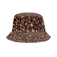 Coffee Beans Food Texture Inside Out Bucket Hat by artworkshop