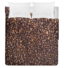 Coffee Beans Food Texture Duvet Cover Double Side (queen Size)