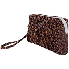 Coffee Beans Food Texture Wristlet Pouch Bag (small) by artworkshop