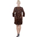 Coffee Beans Food Texture Open Neck Shift Dress View2