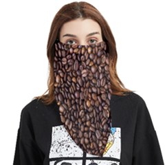 Coffee Beans Food Texture Face Covering Bandana (triangle)