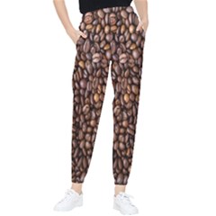 Coffee Beans Food Texture Tapered Pants by artworkshop