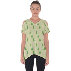 Christmas Wrapping Paper  Cut Out Side Drop Tee by artworkshop