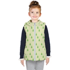 Christmas Wrapping Paper  Kids  Hooded Puffer Vest by artworkshop