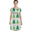 Christmas Trees Watercolor Decoration Cap Sleeve Nightdress View1