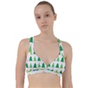 Christmas Trees Watercolor Decoration Sweetheart Sports Bra View1