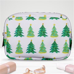 Christmas Trees Watercolor Decoration Make Up Pouch (small) by artworkshop