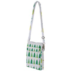 Christmas Trees Watercolor Decoration Multi Function Travel Bag by artworkshop