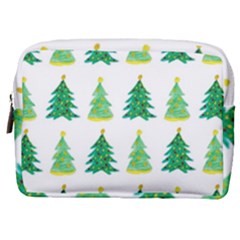 Christmas Trees Watercolor Decoration Make Up Pouch (medium) by artworkshop