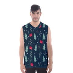 Christmas Pattern Design Men s Basketball Tank Top by artworkshop