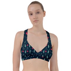 Christmas Pattern Design Sweetheart Sports Bra by artworkshop