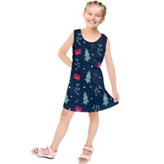 Christmas Pattern Design Kids  Tunic Dress by artworkshop