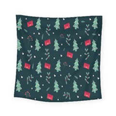 Christmas Pattern Design Square Tapestry (small) by artworkshop