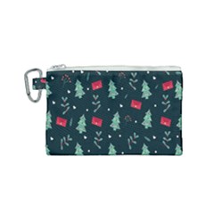 Christmas Pattern Design Canvas Cosmetic Bag (small) by artworkshop