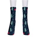 Christmas Pattern Design Crew Socks View1