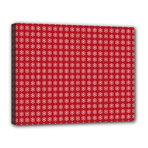 Christmas Paper Wrapping  Canvas 14  X 11  (stretched) by artworkshop